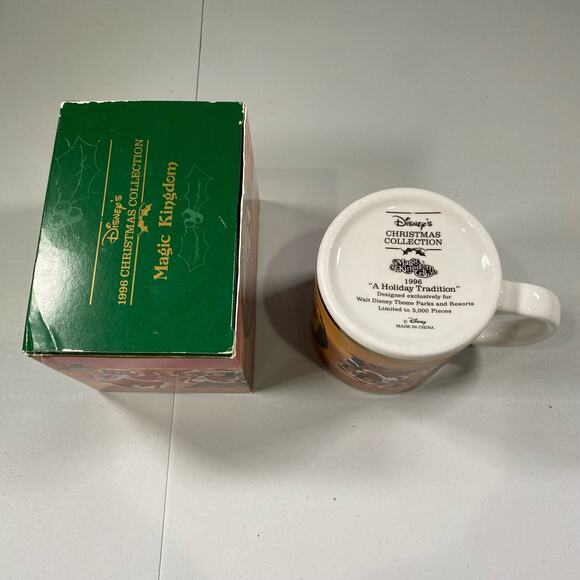 RARE 1996 Walt Disney Christmas Collection Splash mountain mug - Picture 5 of 6